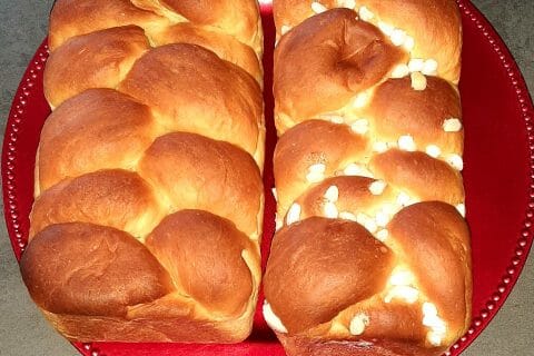 Cliquez pour zoomer ! Brioche tressée à la mie filante Thermomix par Sabrina
