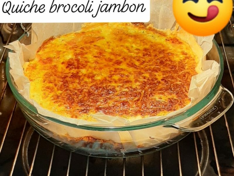 Cliquez pour zoomer ! Quiche au brocoli et jambon Thermomix par Sabrina