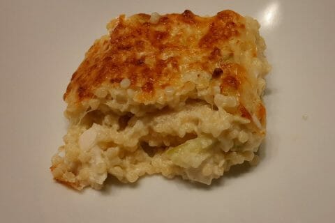 Cliquez pour zoomer ! Gratin de perles, saumon et courgettes Thermomix par Sabrina