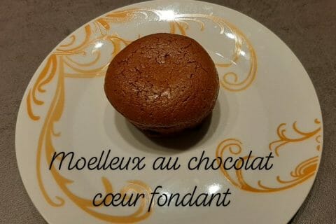 Cliquez pour zoomer ! Moelleux au chocolat cœur fondant Thermomix par Sabrina