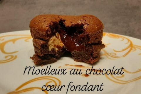 Cliquez pour zoomer ! Moelleux au chocolat cœur fondant Thermomix par Sabrina