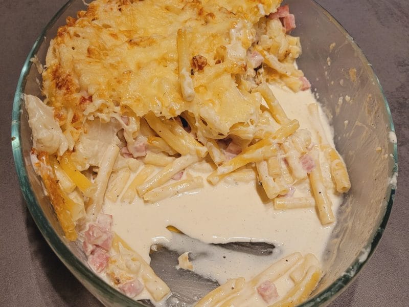 Cliquez pour zoomer ! Gratin de pâtes au brocoli Thermomix par Sabrina