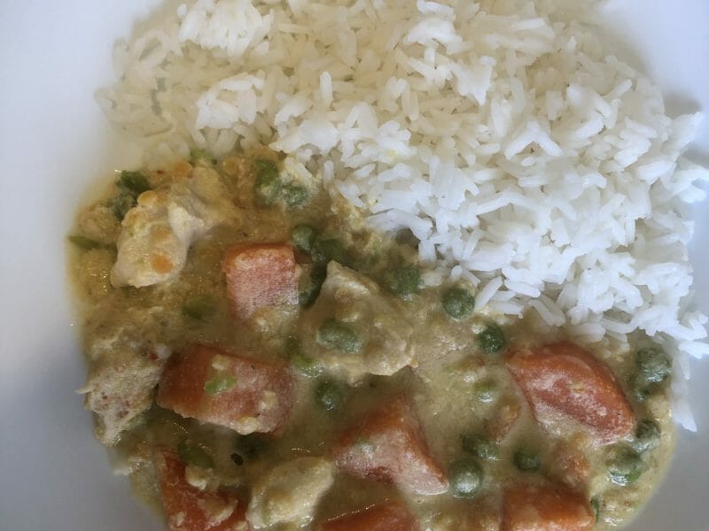 Cliquez pour zoomer ! Curry de poulet aux patates douces Thermomix par Valerie
