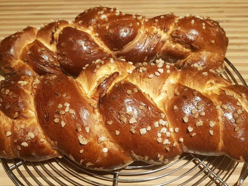 Cliquez pour zoomer ! Brioche tressée à la mie filante Thermomix par aurorecook