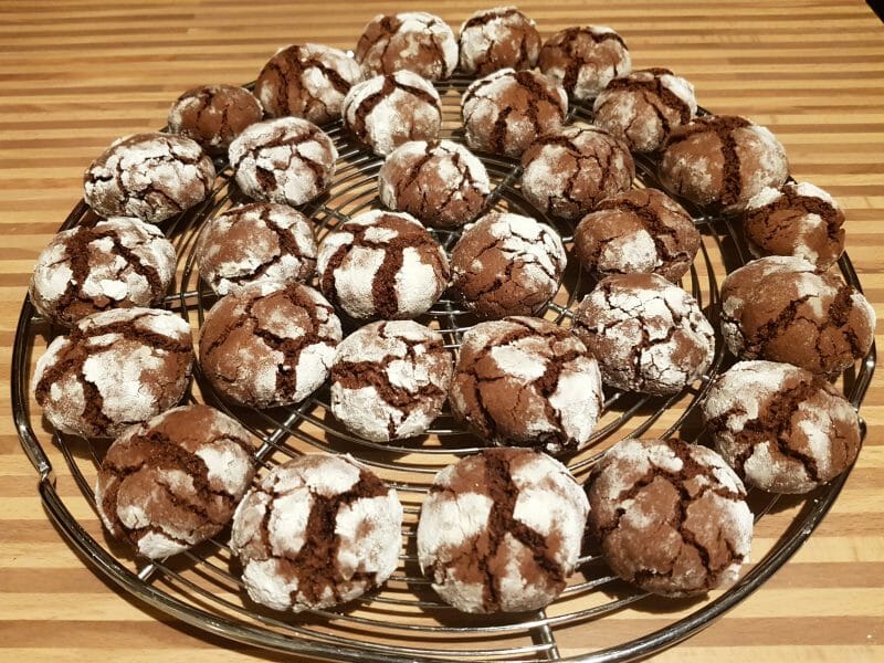 Cliquez pour zoomer ! Craquelés au chocolat Thermomix par aurorecook