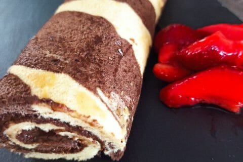 Cliquez pour zoomer ! Roulé au nutella Thermomix par Ju