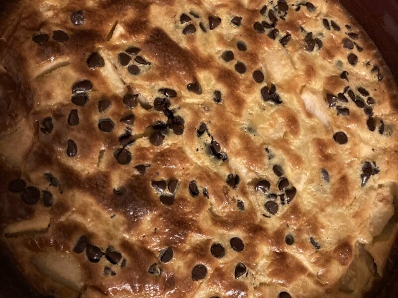 Cliquez pour zoomer ! Clafoutis aux poires et aux raisins secs Thermomix par severine_100