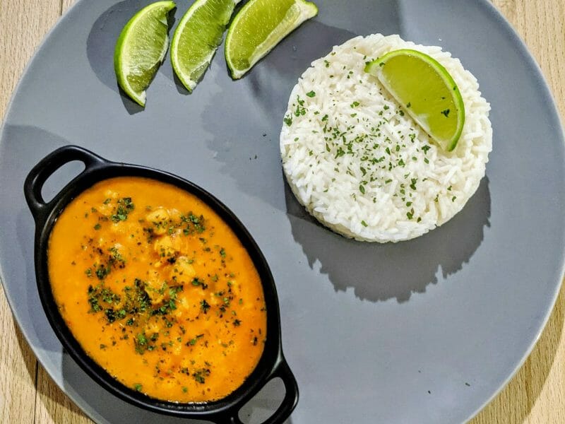 Cliquez pour zoomer ! Curry de pois chiches au lait de coco Thermomix par maeva_45