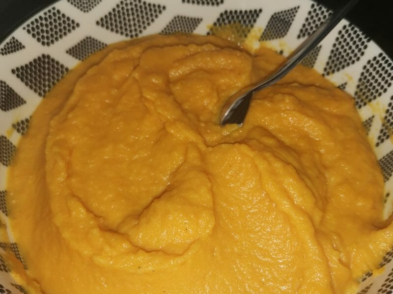 Cliquez pour zoomer ! Purée de pommes de terre et patates douces Thermomix par caroline_159