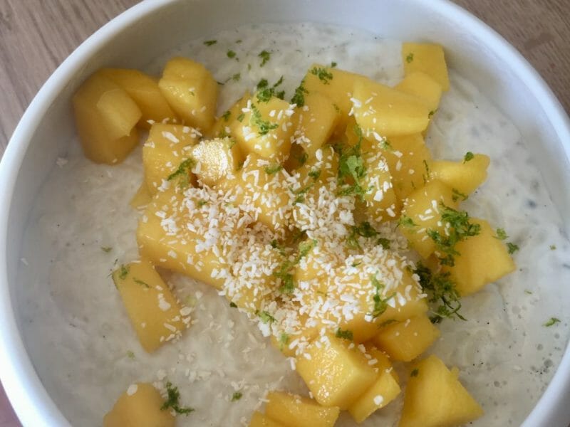 Cliquez pour zoomer ! Riz au lait de coco et mangue Thermomix par marla95