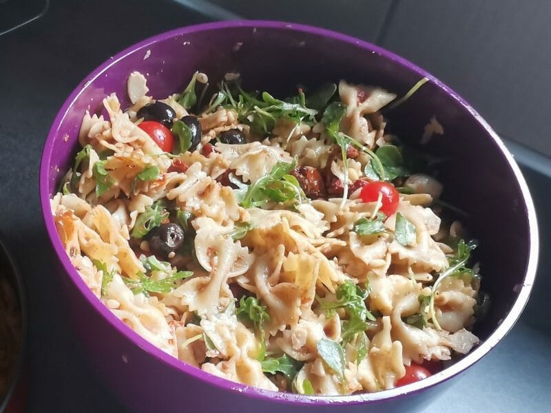 Cliquez pour zoomer ! Salade de pâtes méditerranéenne Thermomix par mariesouli