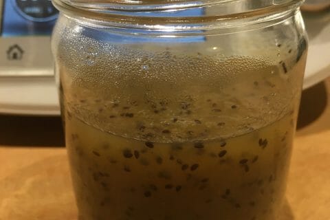 Cliquez pour zoomer ! Confiture de kiwis aux pommes Thermomix par missbzh