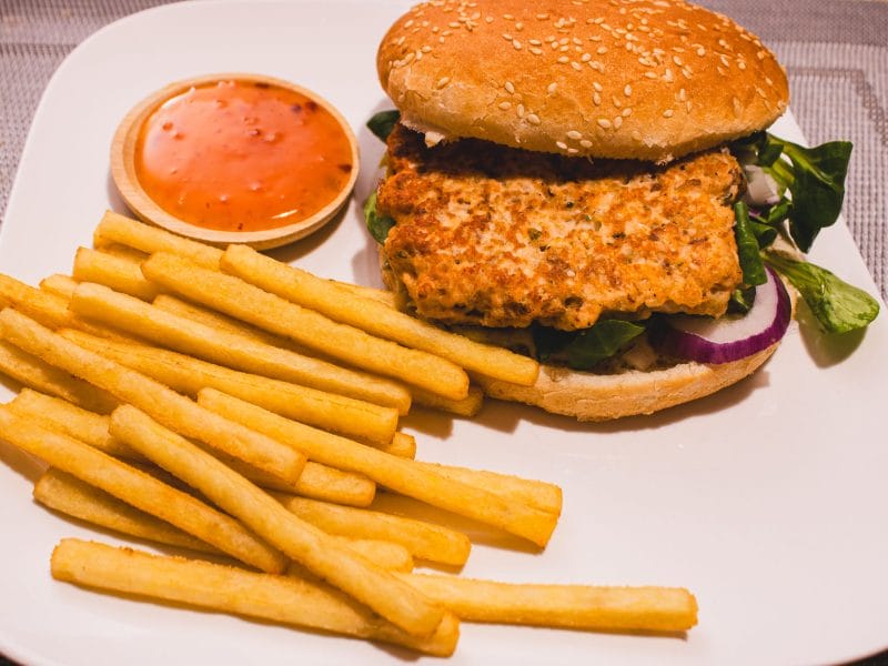 Cliquez pour zoomer ! Burger au saumon Thermomix par nenexx