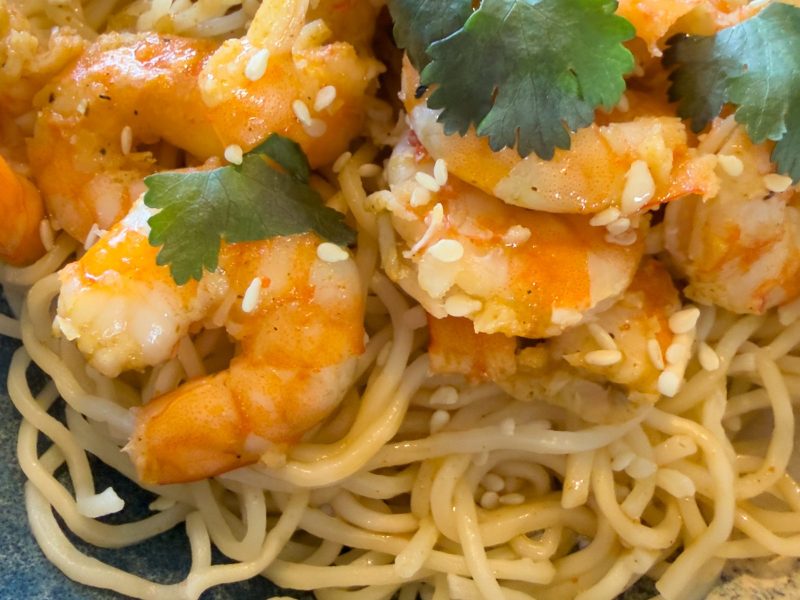 Cliquez pour zoomer ! Bo Bun de crevettes marinées Thermomix par nenexx