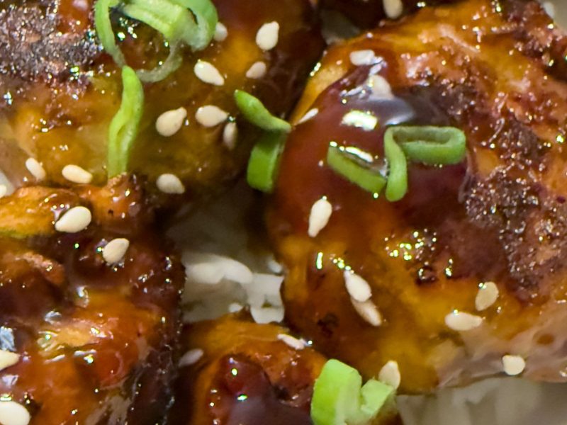 Cliquez pour zoomer ! Boulettes de poulet Yakitori – Tsukune Thermomix par nenexx