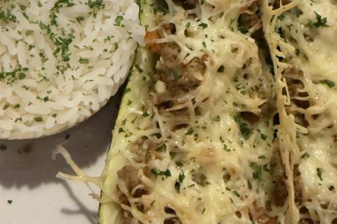 Cliquez pour zoomer ! Courgettes farcies à la viande hachée Thermomix par nenexx