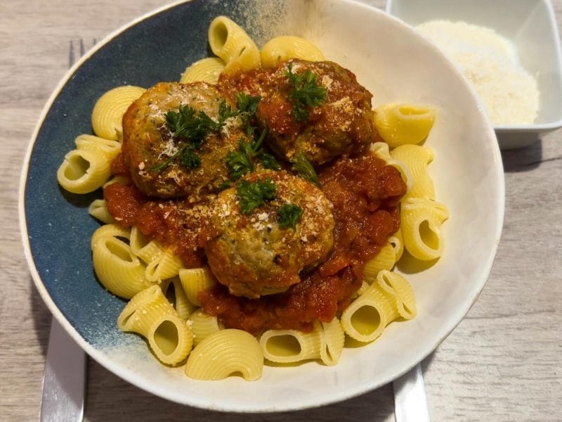 Cliquez pour zoomer ! Boulettes de viande à la sauce tomate Thermomix par nenexx