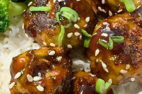 Cliquez pour zoomer ! Boulettes de poulet Yakitori – Tsukune Thermomix par nenexx