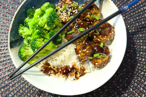 Cliquez pour zoomer ! Boulettes de poulet Yakitori – Tsukune Thermomix par nenexx