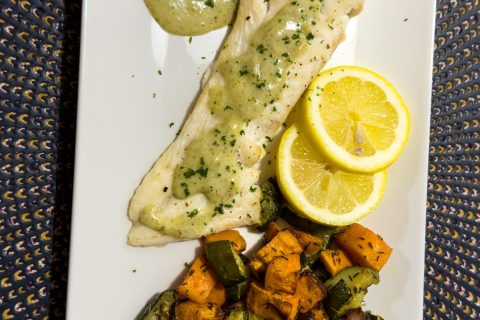 Cliquez pour zoomer ! Filet de cabillaud et sa sauce persillée Thermomix par nenexx