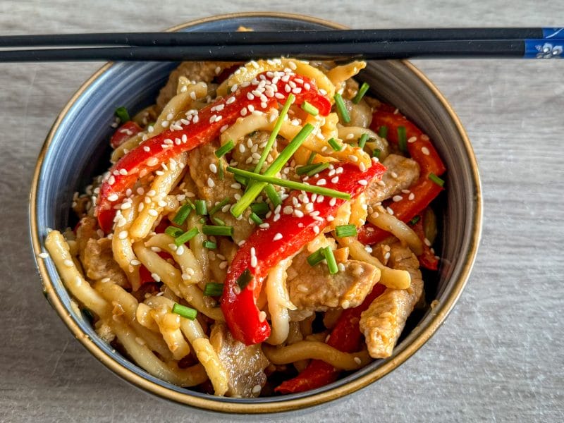 Cliquez pour zoomer ! Nouilles udon miso Thermomix par nenexx