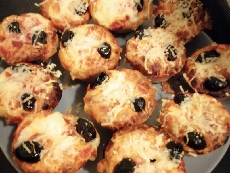 Cliquez pour zoomer ! Muffins salés façon pizza Thermomix par nelly42800