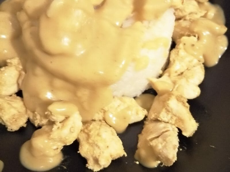 Cliquez pour zoomer ! Poulet coco aux 3 épices Thermomix par nelly42800