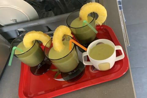 Cliquez pour zoomer ! Smoothie ananas, citron vert et avocat Thermomix par kmz1