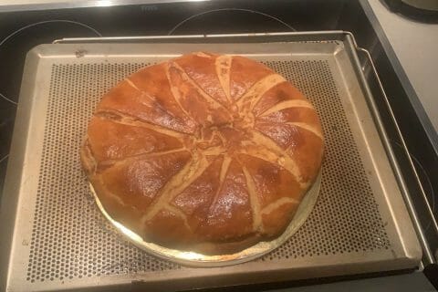 Cliquez pour zoomer ! Galette des rois à la frangipane Thermomix par kmz1