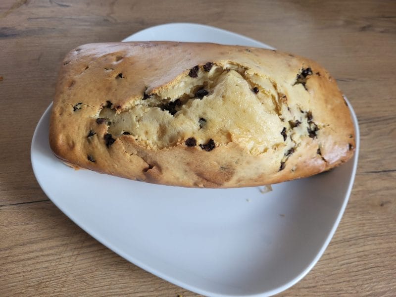 Cliquez pour zoomer ! Plum cake aux pépites de chocolat Thermomix par joanne_13