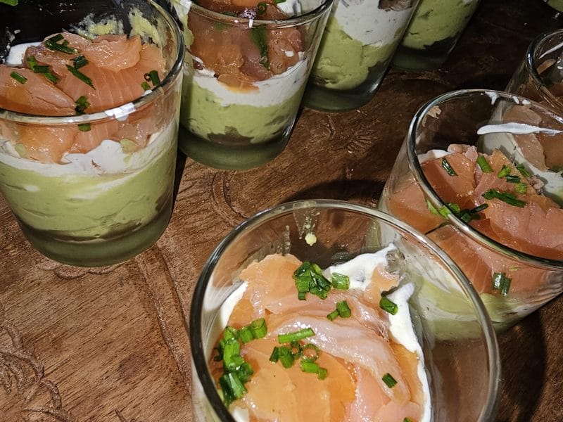 Cliquez pour zoomer ! Verrines saumon avocat Thermomix par anaiiiis