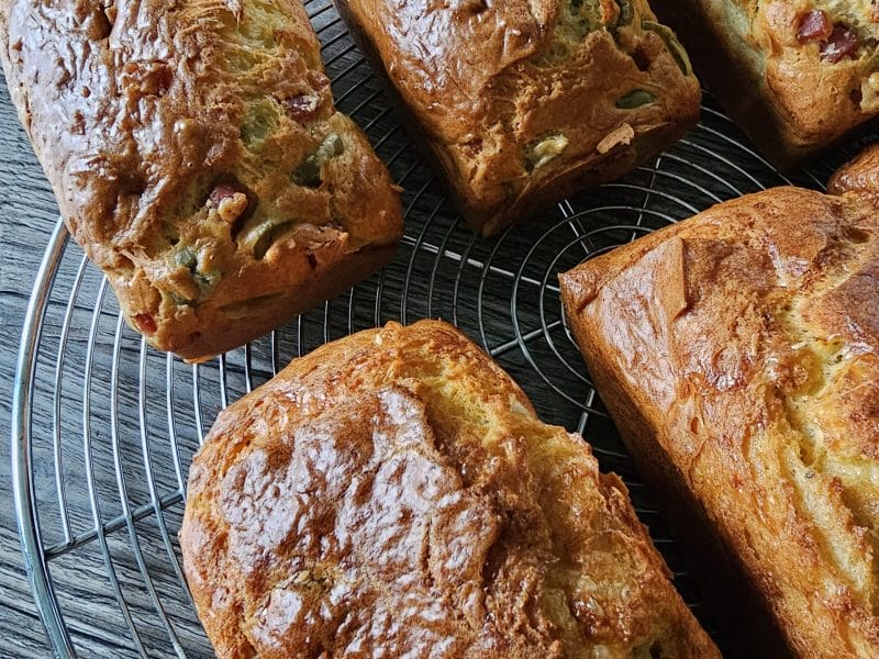 Cliquez pour zoomer ! Cake salé jambon fromage et olives Thermomix par anaiiiis