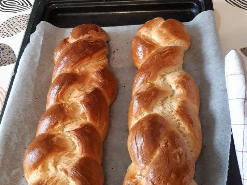 Cliquez pour zoomer ! Brioche tressée à la mie filante Thermomix par nanouche31