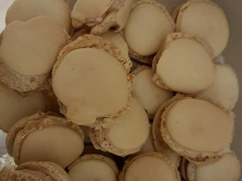 Cliquez pour zoomer ! Macarons salés au foie gras Thermomix par elo1182