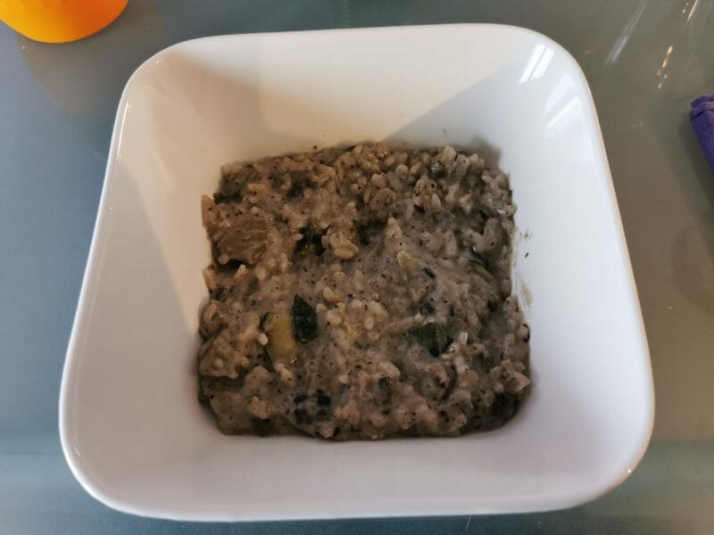 Cliquez pour zoomer ! Risotto champignons et courgettes Thermomix par mounette75