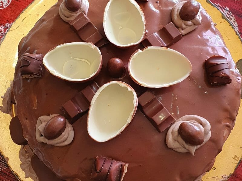 Cliquez pour zoomer ! Layer cake Kinder Bueno Thermomix par marie_laure_8