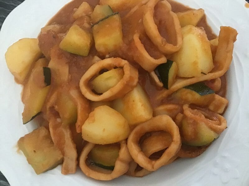 Cliquez pour zoomer ! Encornets à la provençale Thermomix par Verovande