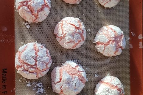 Cliquez pour zoomer ! Craquelés aux biscuits roses de Reims Thermomix par kroline25