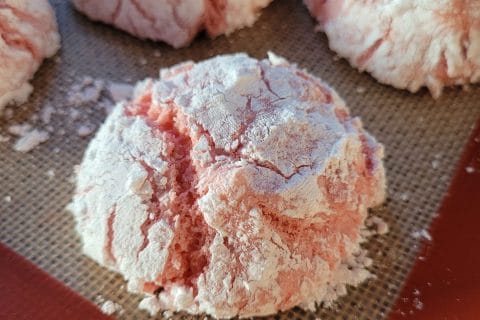 Cliquez pour zoomer ! Craquelés aux biscuits roses de Reims Thermomix par kroline25