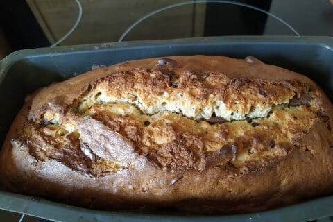 Cliquez pour zoomer ! Cake banane et pépites de chocolat Thermomix par chabrun63