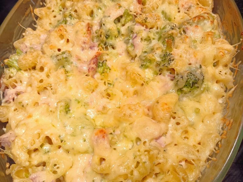 Cliquez pour zoomer ! Gratin de pâtes au brocoli Thermomix par chabrun63
