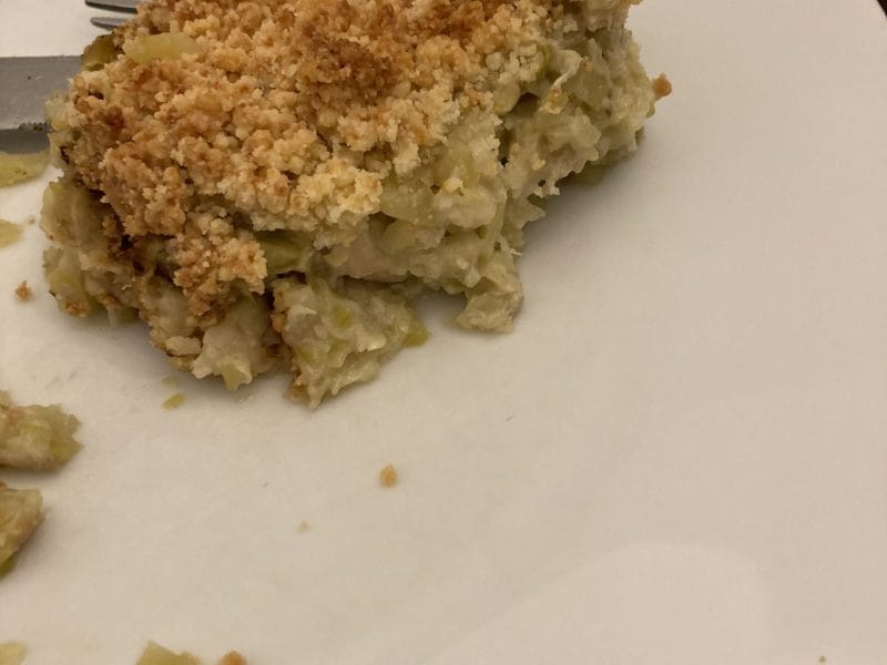Cliquez pour zoomer ! Crumble poulet, courgettes et parmesan Thermomix par Christ08