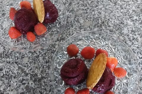 Cliquez pour zoomer ! Sorbet au cassis Thermomix par tinou63bis