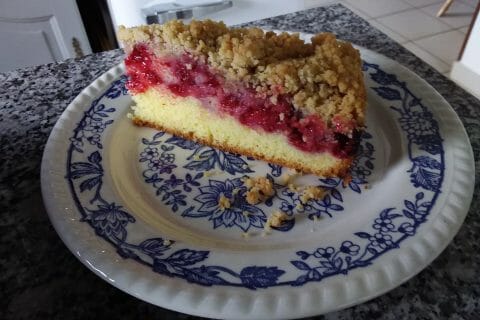 Cliquez pour zoomer ! Crumb cake framboises Thermomix par tinou63bis