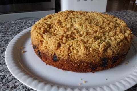 Cliquez pour zoomer ! Crumb cake framboises Thermomix par tinou63bis