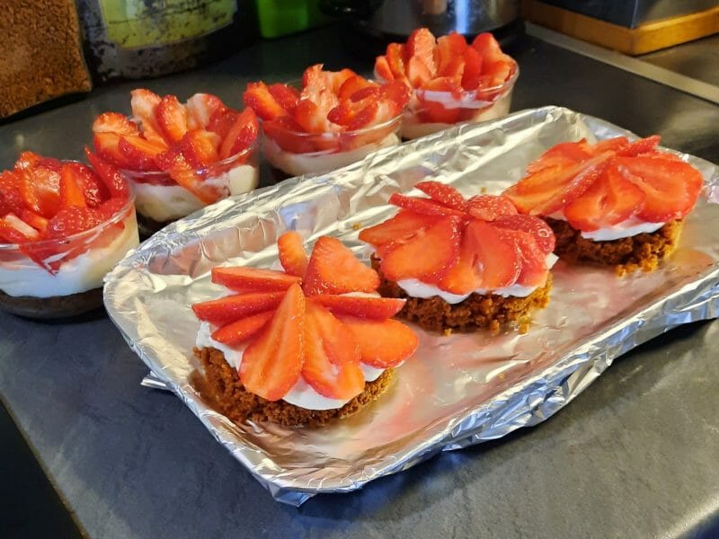 Cliquez pour zoomer ! Tarte aux fraises sans cuisson Thermomix par choupette83