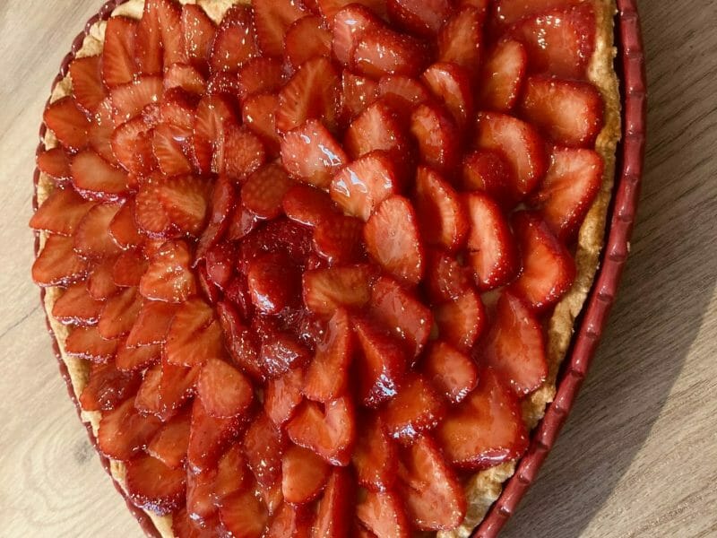 Cliquez pour zoomer ! Tarte aux fraises Thermomix par m-l