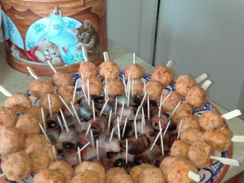 Cliquez pour zoomer ! Boulettes de poulet au chorizo Thermomix par Marie-Fee