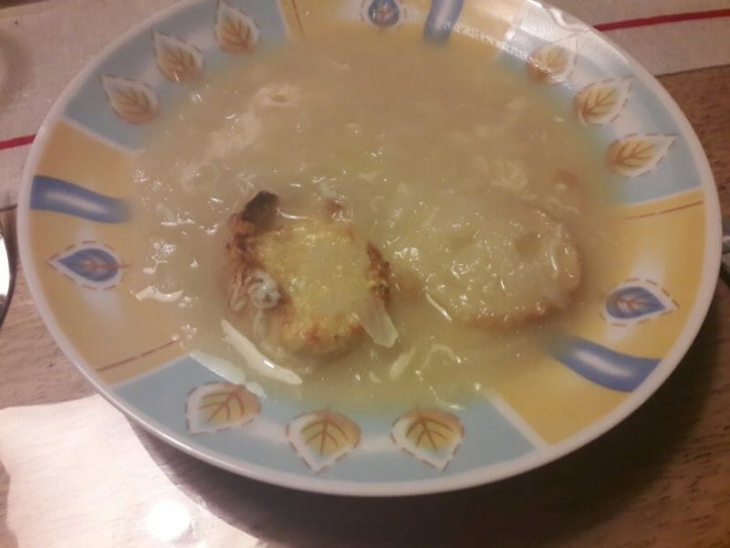 Cliquez pour zoomer ! Gratinée à l’oignon Thermomix par Diamentine