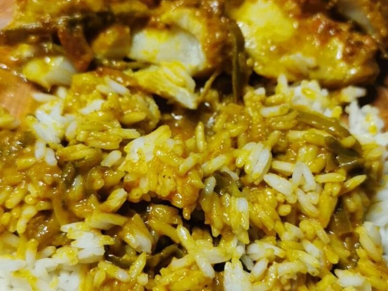 Cliquez pour zoomer ! Curry de poisson au lait de coco Thermomix par emilie6619